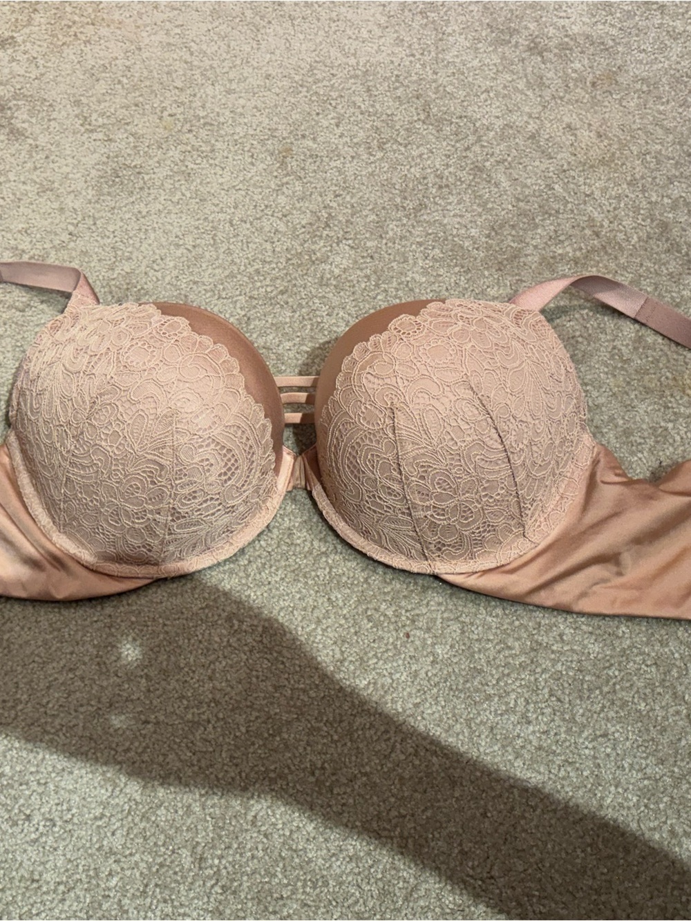 NWT Soma Stunning Push Up Lace Bra Hush 38DDD
